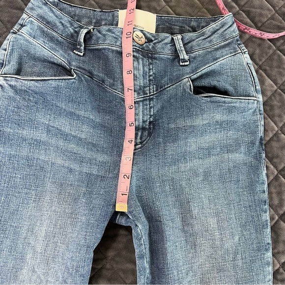 One Teaspoon Jeans Women’s 26 High Waist Preachers Button Hems Skinny Denim S - Picture 8 of 12